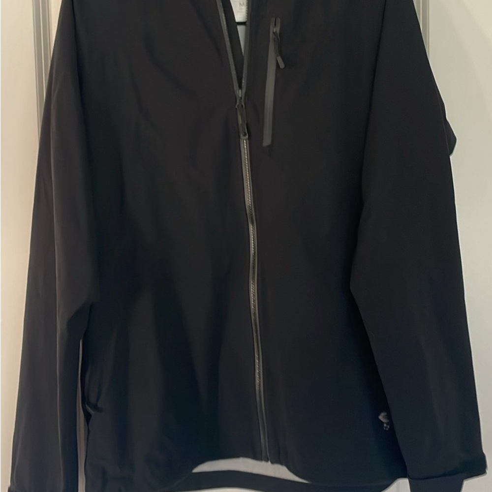 Mountain Hardwear Ozonic Stretch Black Rain Jacket Women’s Medium